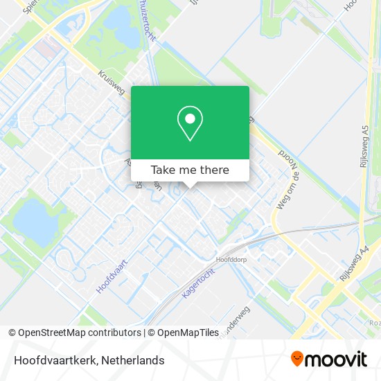 Hoofdvaartkerk map