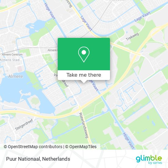 Puur Nationaal map