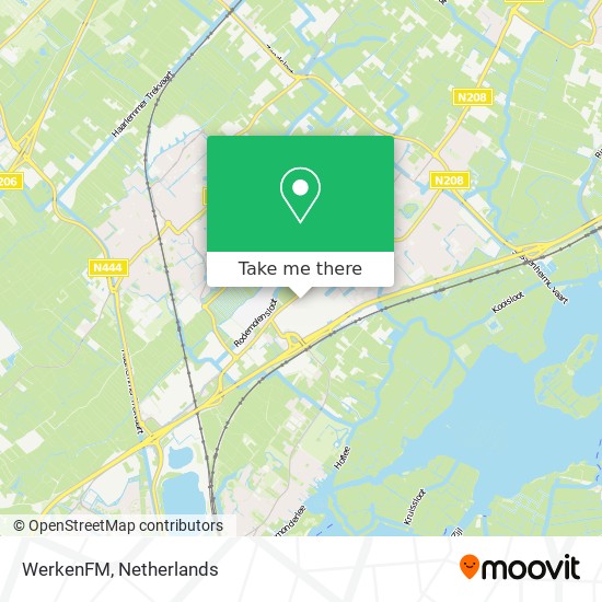 WerkenFM map