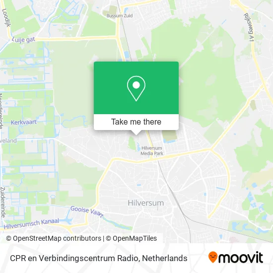 CPR en Verbindingscentrum Radio map