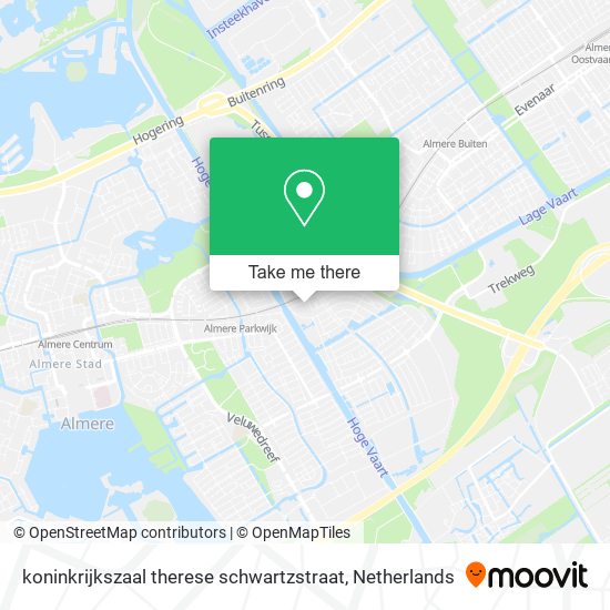 koninkrijkszaal therese schwartzstraat map