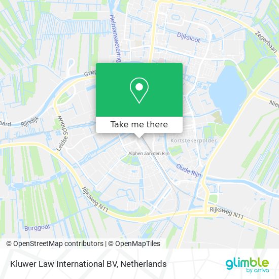 Kluwer Law International BV map