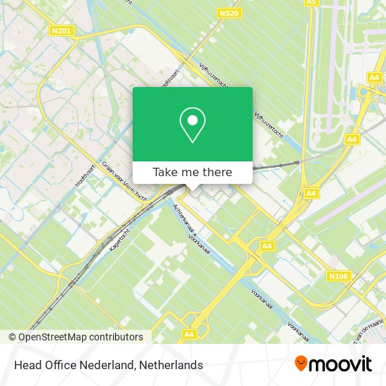 Head Office Nederland map