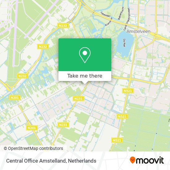Central Office Amstelland Karte