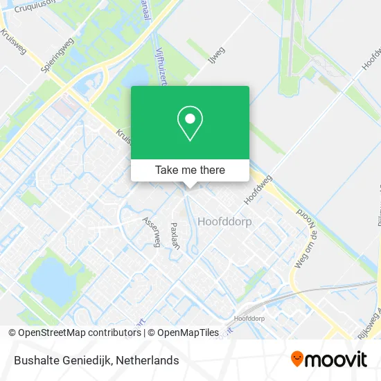 Bushalte Geniedijk map