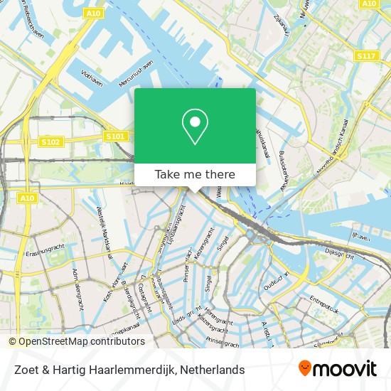 Zoet & Hartig Haarlemmerdijk map