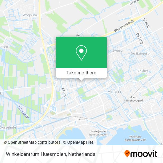 Winkelcentrum Huesmolen map