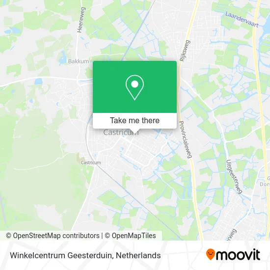 Winkelcentrum Geesterduin map