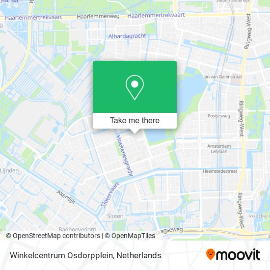 Winkelcentrum Osdorpplein map