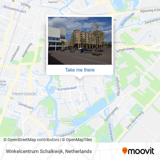 Winkelcentrum Schalkwijk map