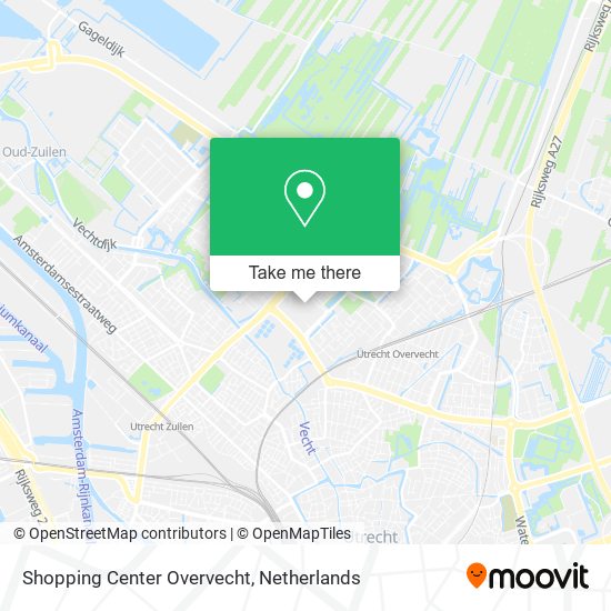 Shopping Center Overvecht map