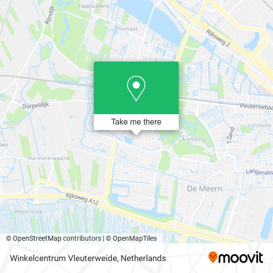 Winkelcentrum Vleuterweide map