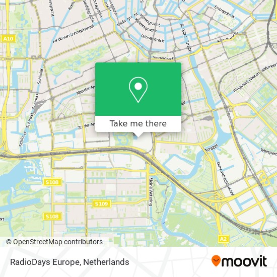 RadioDays Europe map
