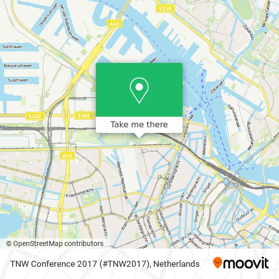 TNW Conference 2017 (#TNW2017) Karte