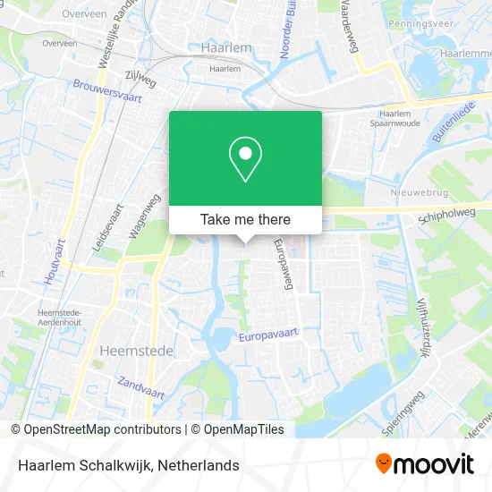 Haarlem Schalkwijk map