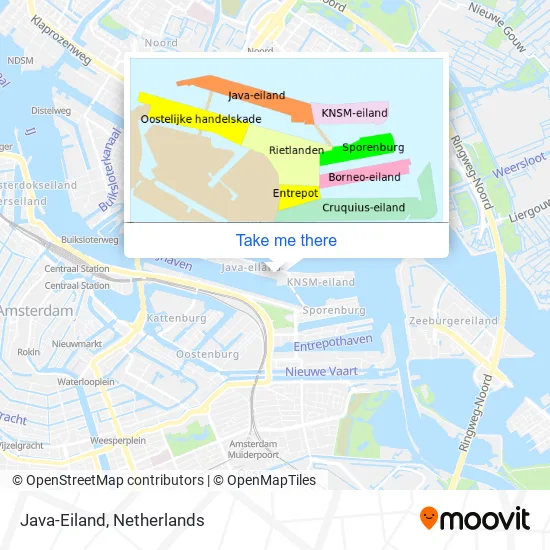Java-Eiland Karte