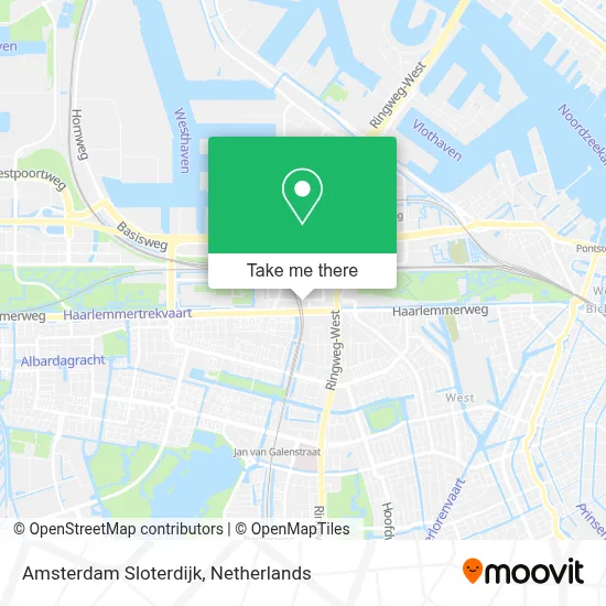 Amsterdam Sloterdijk map