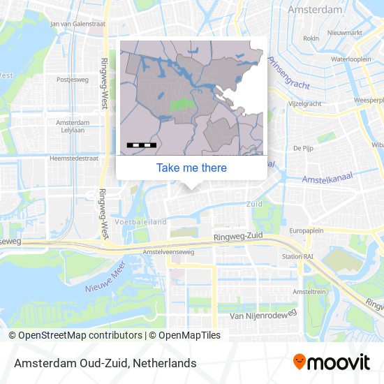 Amsterdam Oud-Zuid map