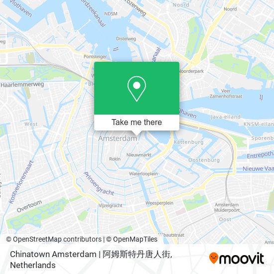 Chinatown Amsterdam | 阿姆斯特丹唐人街 map