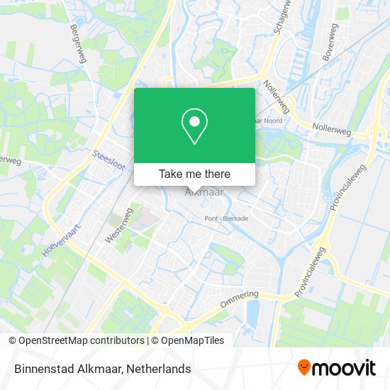 Binnenstad Alkmaar map