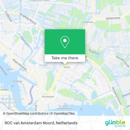 ROC van Amsterdam Noord map