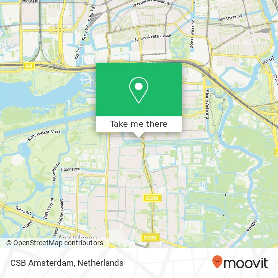 CSB Amsterdam map