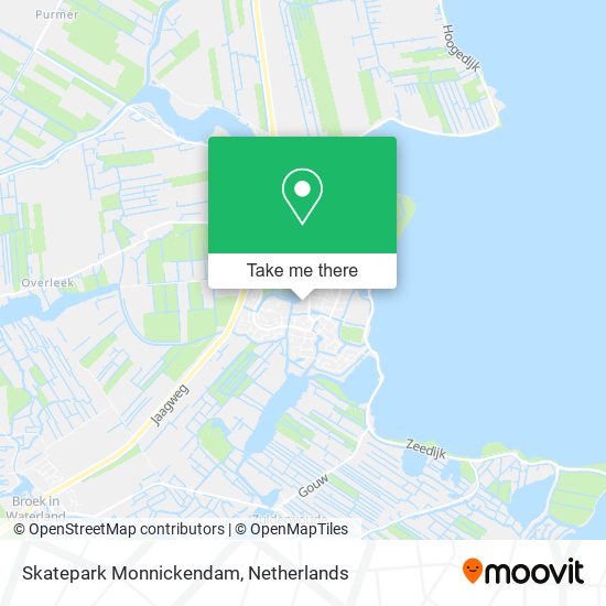 Skatepark Monnickendam map