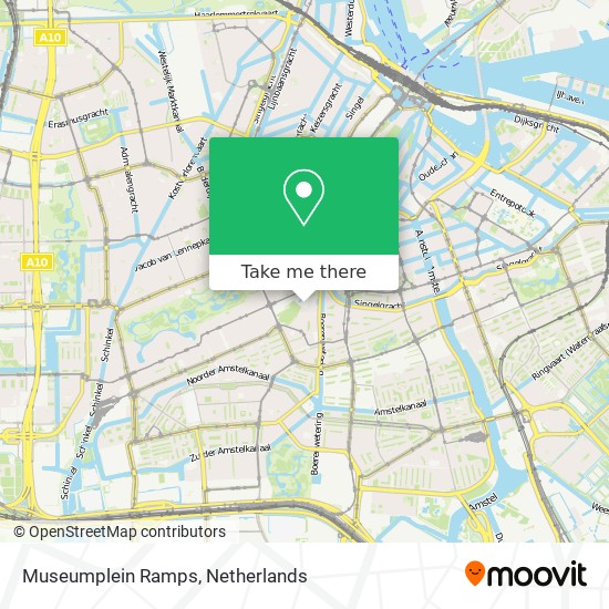 Museumplein Ramps map