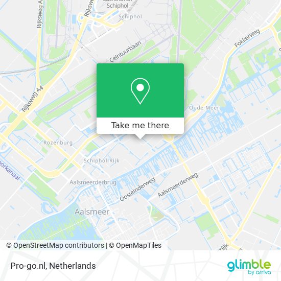 Pro-go.nl map