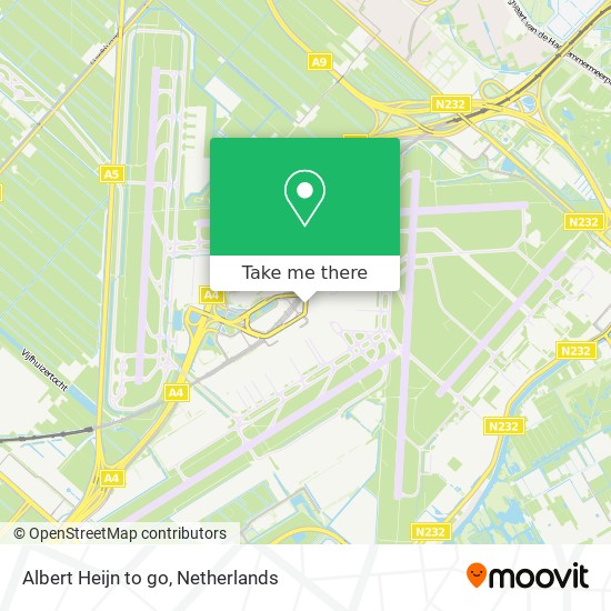 Albert Heijn to go map