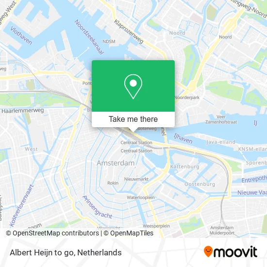 Albert Heijn to go map