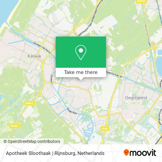 Apotheek Sloothaak | Rijnsburg map