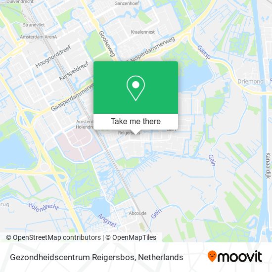 How To Get To Gezondheidscentrum Reigersbos In Amsterdam By Bus Metro Train Or Light Rail Moovit