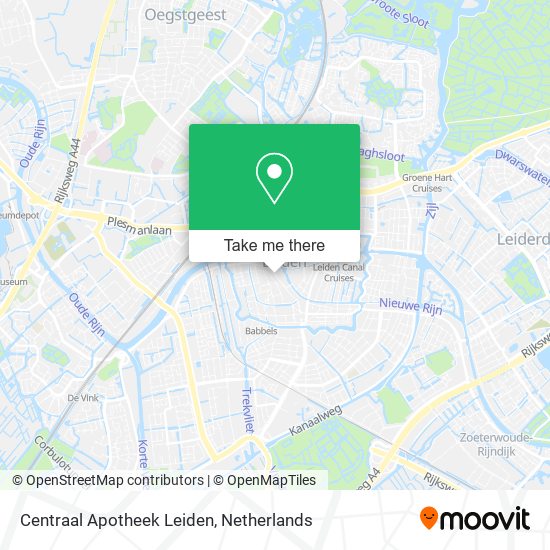 Centraal Apotheek Leiden Karte