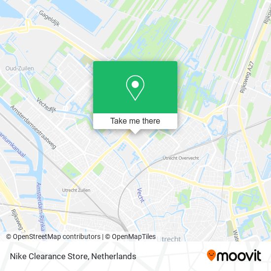 Uitscheiden ledematen Stroomopwaarts How to get to Nike Clearance Store in Utrecht by Bus, Train or Light Rail?