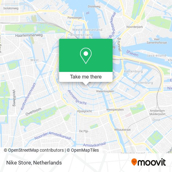 Kwaadaardig Laatste redden How to get to Nike Store in Amsterdam by Bus, Train, Light Rail or Metro?