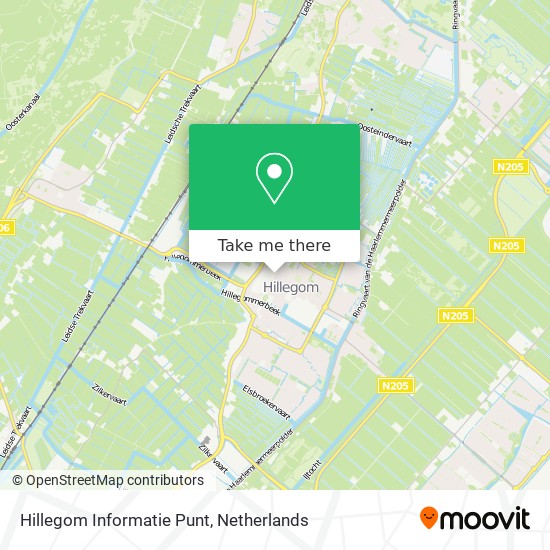 Hillegom Informatie Punt map