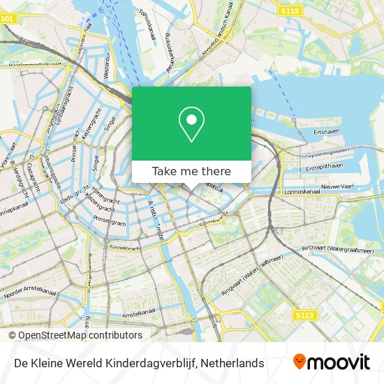 De Kleine Wereld Kinderdagverblijf map