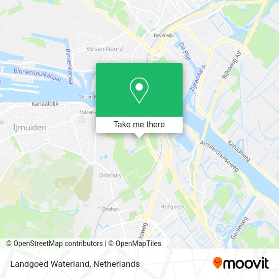 Landgoed Waterland map