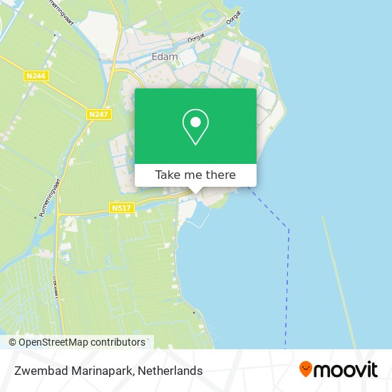 Zwembad Marinapark map