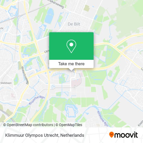 Klimmuur Olympos Utrecht map