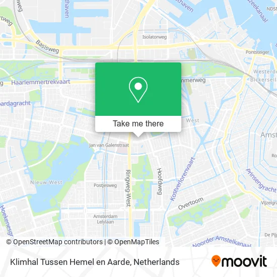Klimhal Tussen Hemel en Aarde Karte