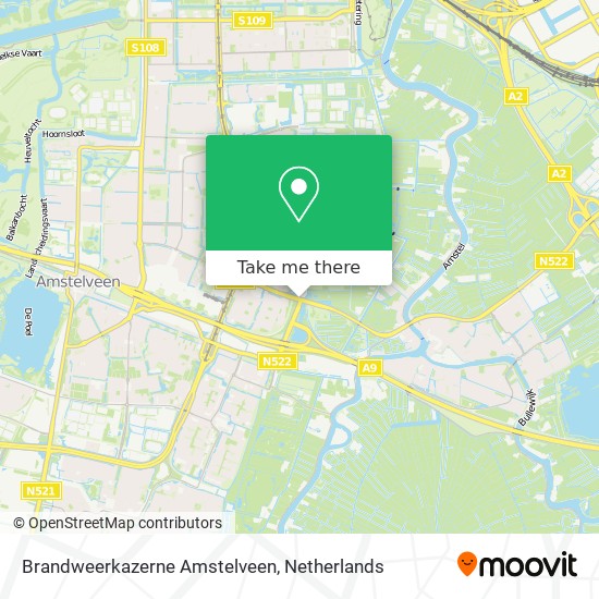 Brandweerkazerne Amstelveen map