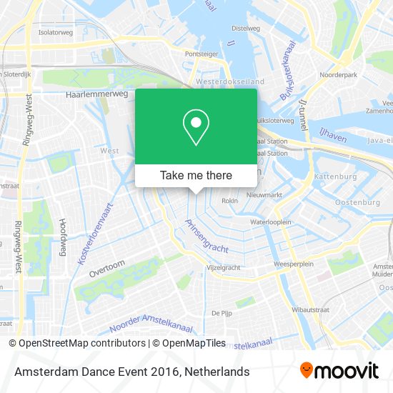 Amsterdam Dance Event 2016 Karte