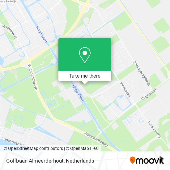 Golfbaan Almeerderhout Karte