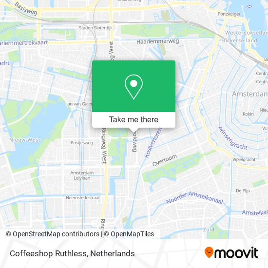 Coffeeshop Ruthless map
