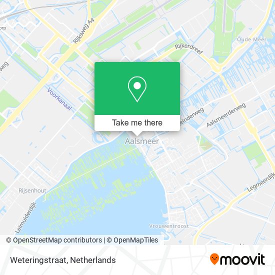 Weteringstraat map