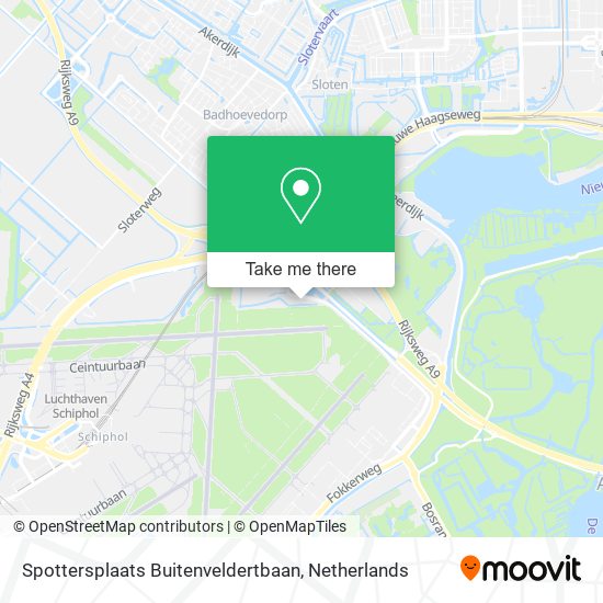 Spottersplaats Buitenveldertbaan map