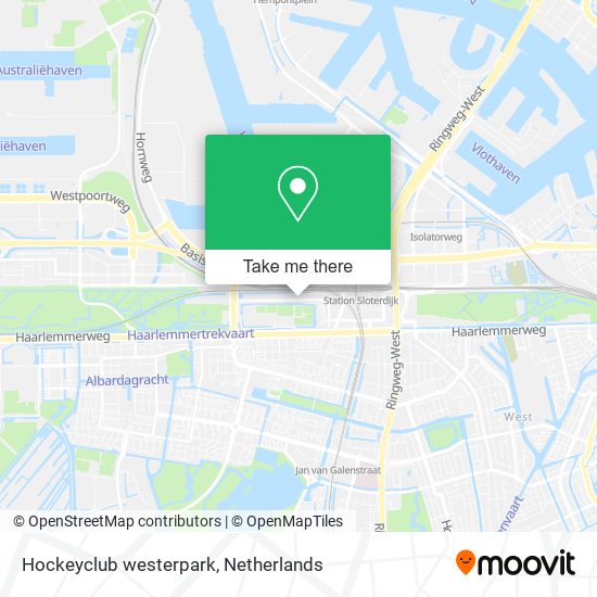 Hockeyclub westerpark map