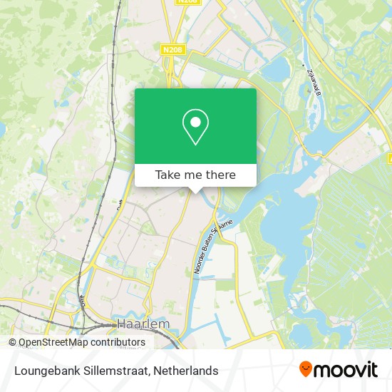 Loungebank Sillemstraat map